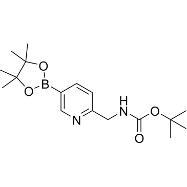 tert-Butyl ((5-(4,4,5,5-tetramethyl-1,3,2-dioxaborolan-2-yl)pyridin-2-yl)methyl)carbamateCas:1374451-83-8